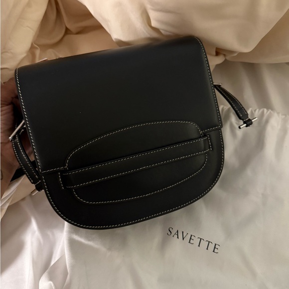 Savette Black Crossbody Bag - Picture 4 of 5